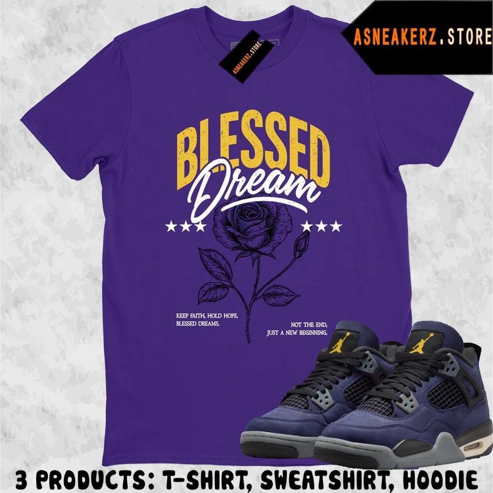 Shirt Match Aj 4 Lakers Lakeshow 2026 Matching Tee Blessed Dream T-Shirt